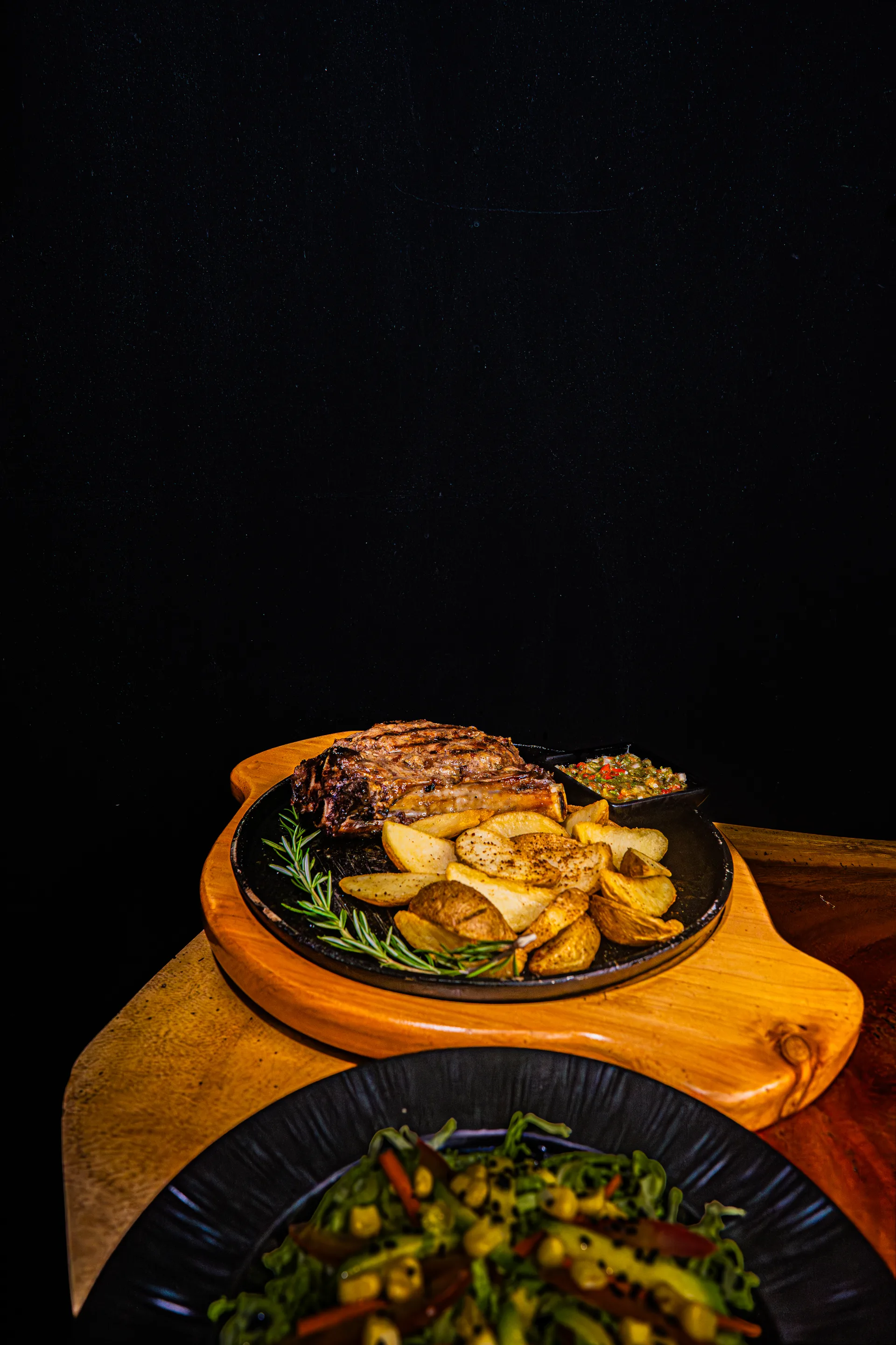 Preparación en brasa